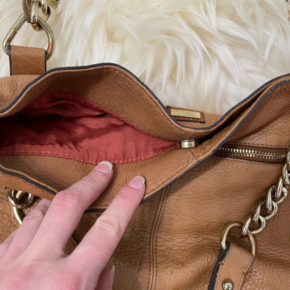 Guess Tan Leather Handbag - Picture 3 of 9